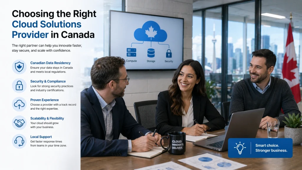 Choosing the Right Cloud Solutions Provider Canada