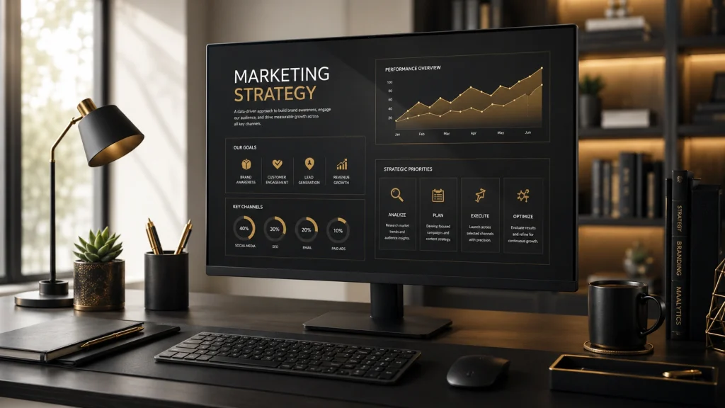 Digital marketing agency Vancouver marketing strategy dashboard