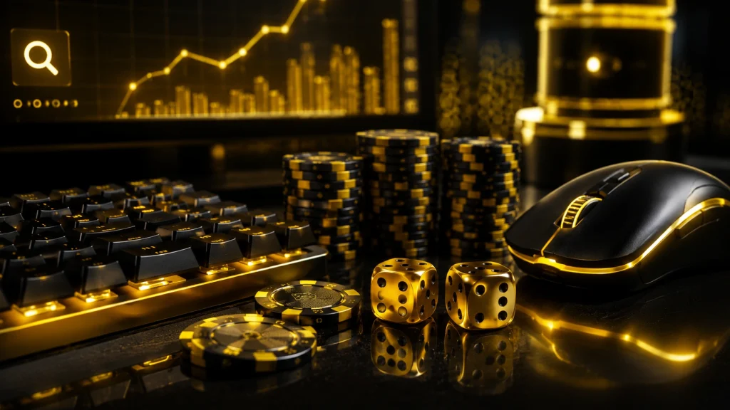 What is the iGaming industry visualized through online gaming tools and search data