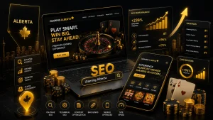 iGaming Alberta platform with SEO analytics and casino tools