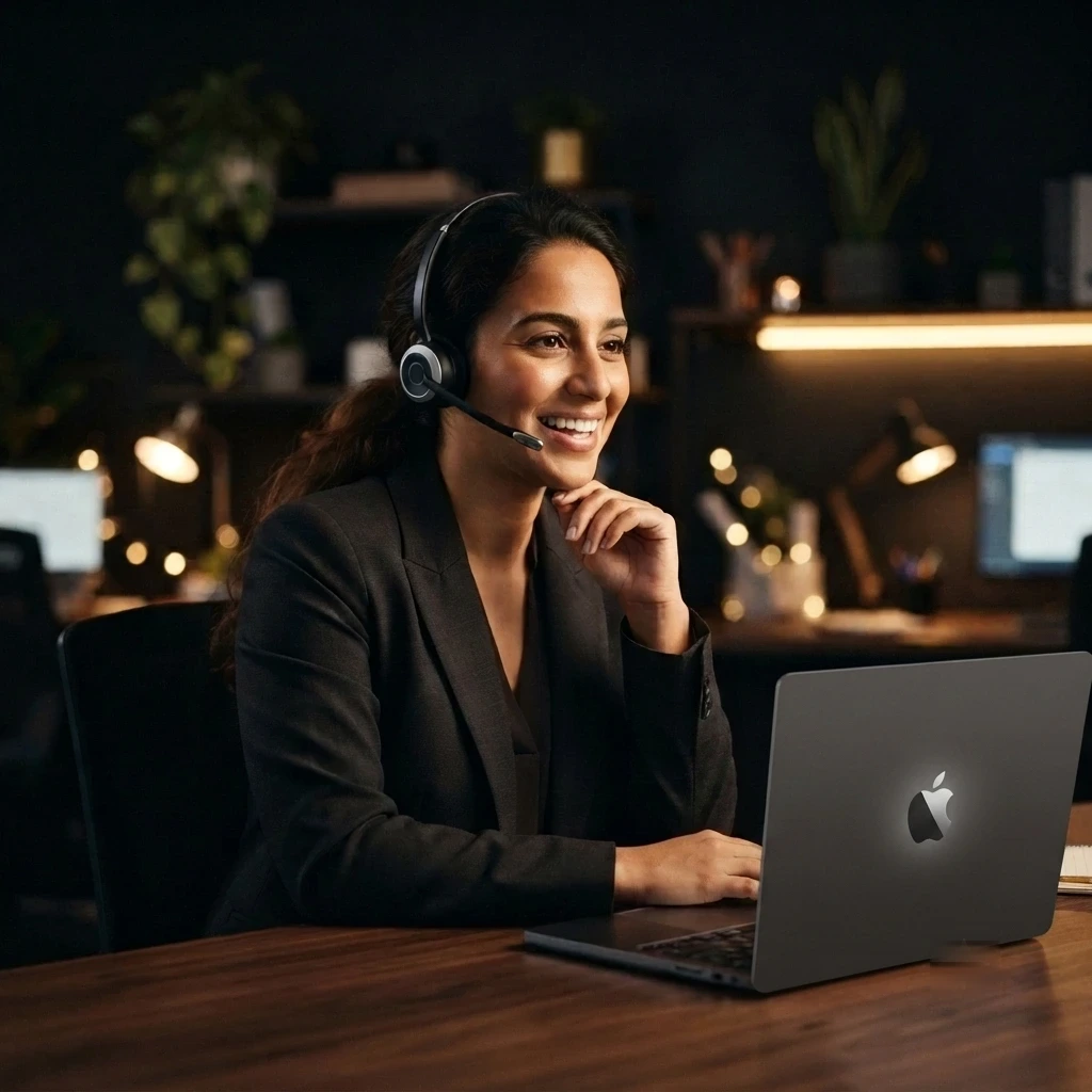 Top Premier Cloud support specialist assisting a local business with online visibility and customer inquiries