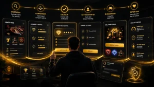 iGaming SEO Services map guiding players from discovery and comparison to retention
