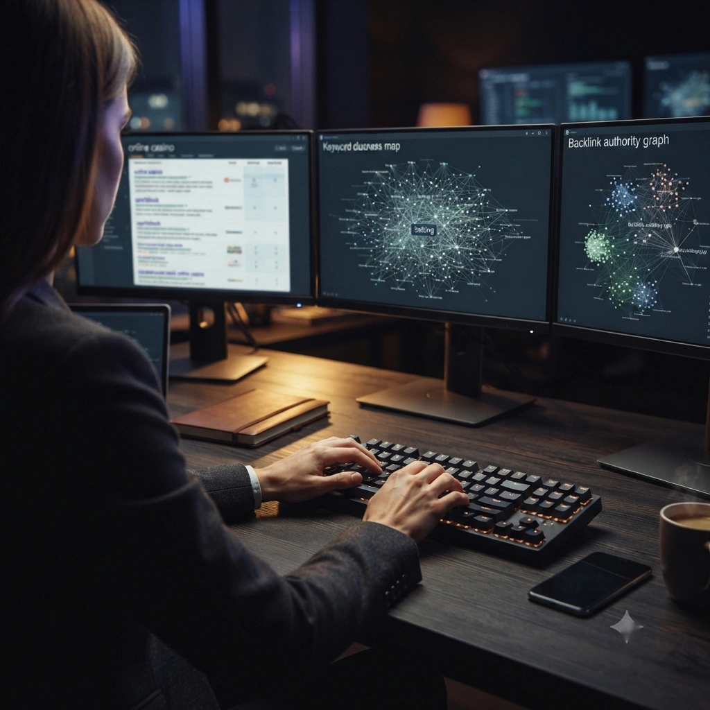 Top Premier Cloud - AI SEO specialist mapping casino keywords, backlinks and content authority for iGaming search growth