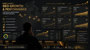 SEO agency services tracking post-launch iGaming traffic and conversions