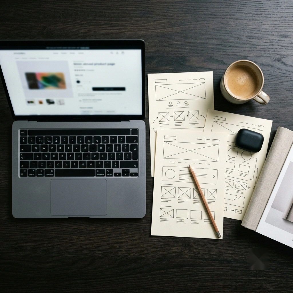 E-commerce website planning by an e-commerce SEO agency to improve rankings and sales.
