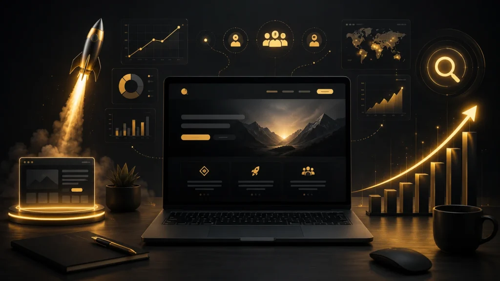 Digital marketing services supporting a new website launch and traffic growth